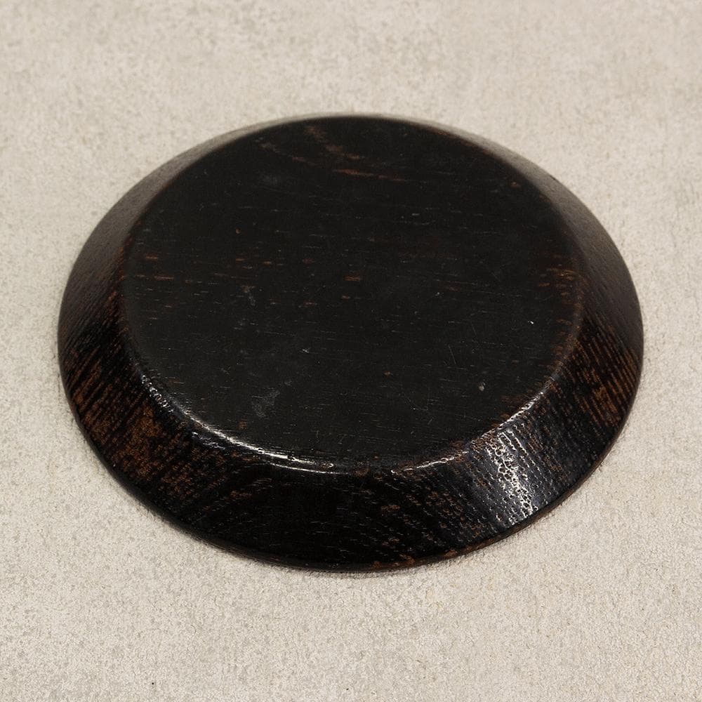 時代 根来塗 盆 皿 3点 民芸（李朝 根来 伊万里）