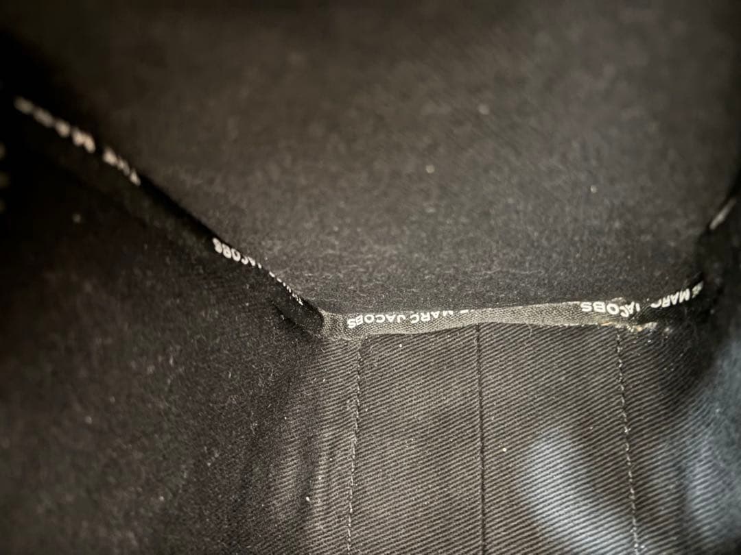 マークジェイコブス トートバッグ ショルダー 2way デニム 希少 ブラック