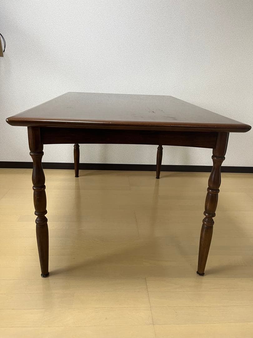 飛騨産業　キツツキ　長方形　木製　クラシック　ダイニングテーブル　USED