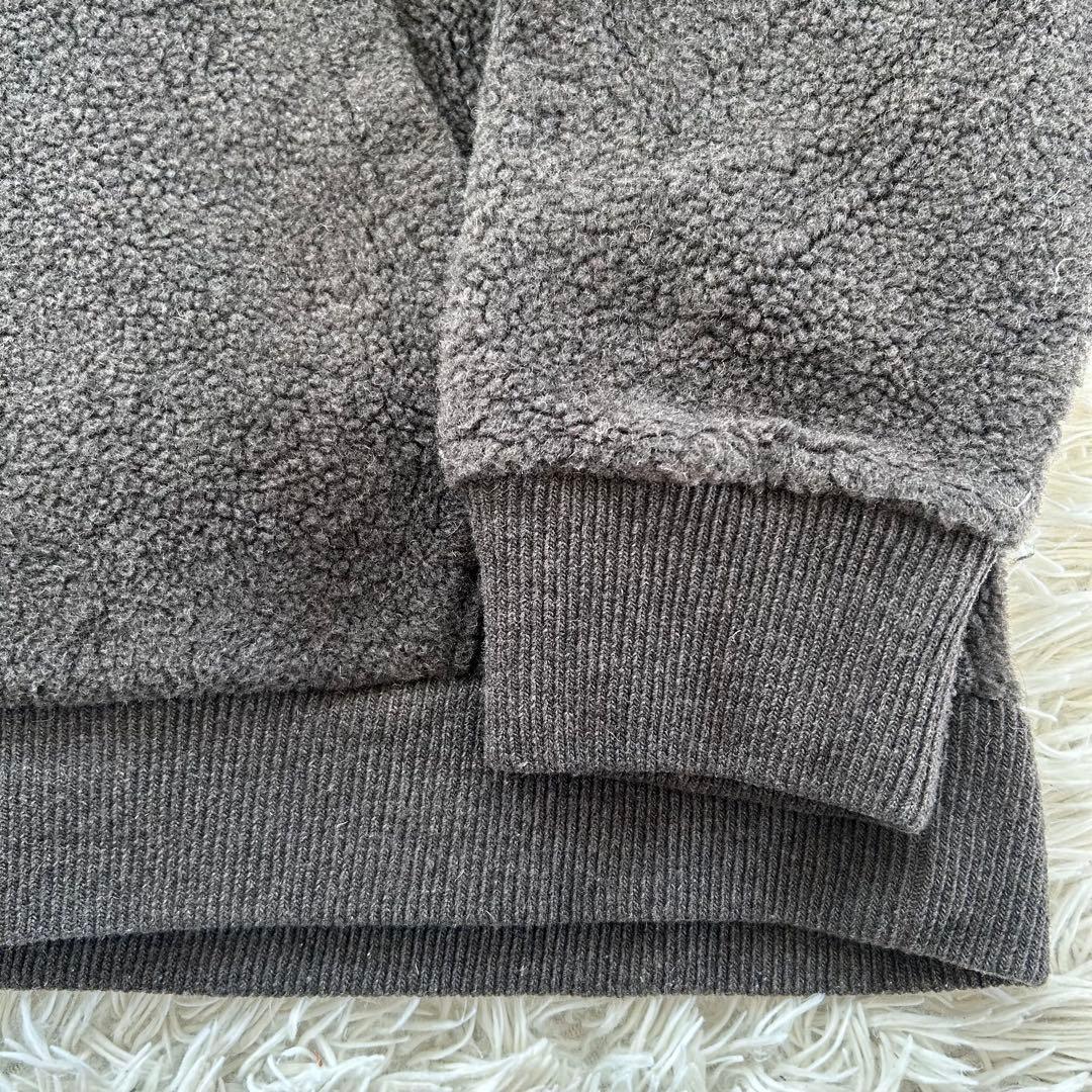 グラフペーパー Wool Boa パーカー サイズ1 グレー