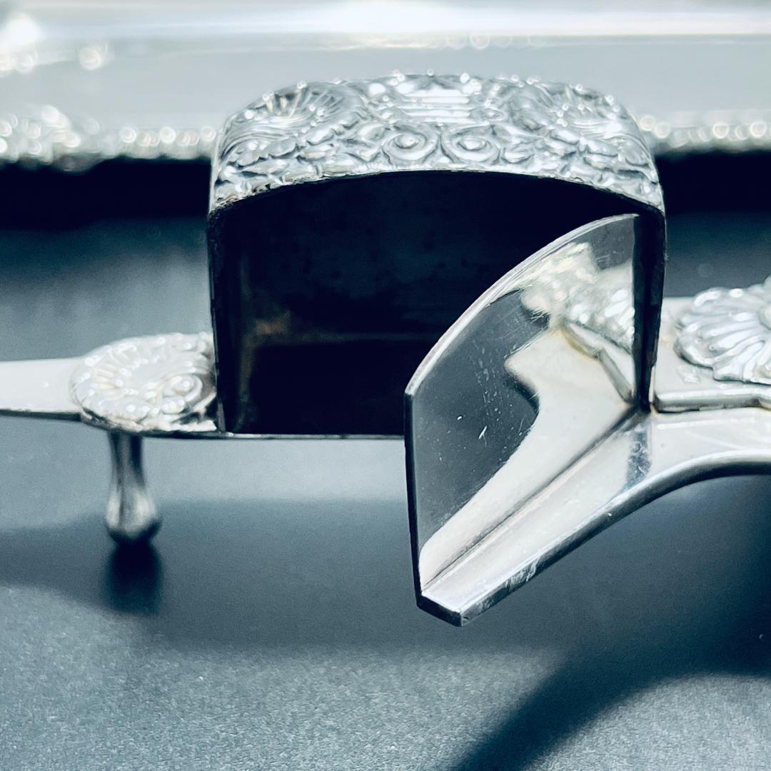 英国】キャンドルトリマー/トレー【シルバープレート】スニファー/燭台