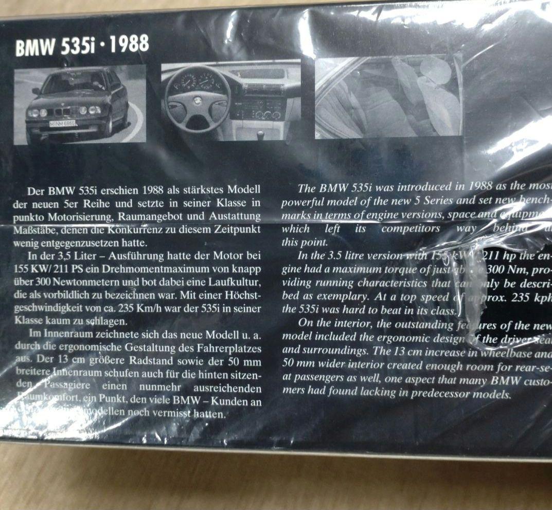 【新品・未開封】MINICHAMPS BMW 535i 1988 1:18