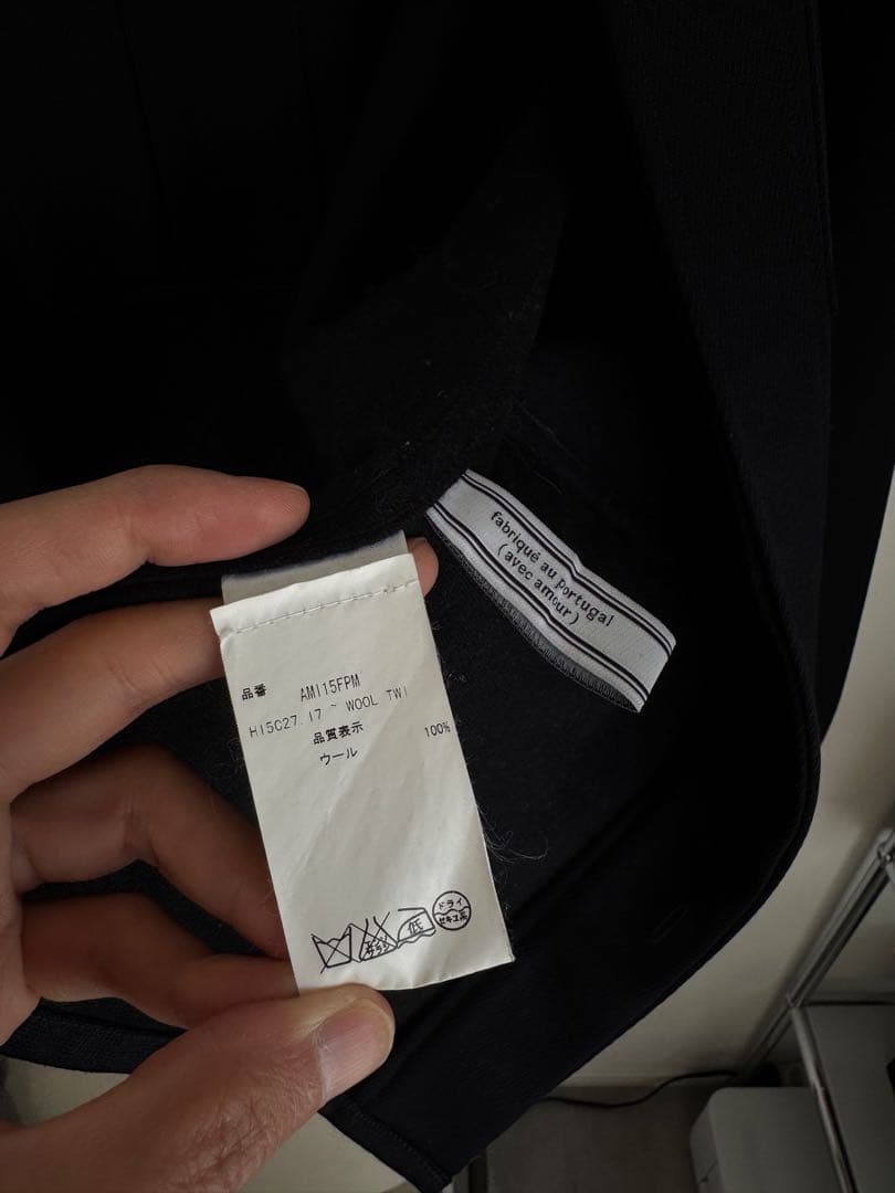 AMI ウールジャケット 黒 M-65型 4ポケット