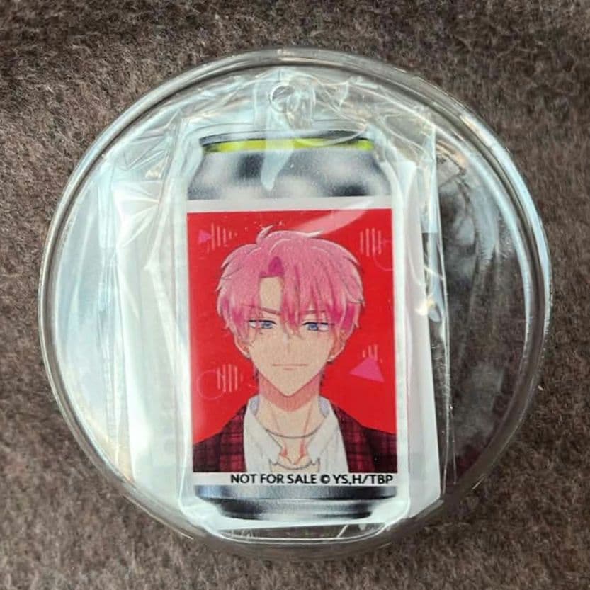 多聞くん今どっち！？ サントリー ラベル缶 キーホルダー 福原多聞