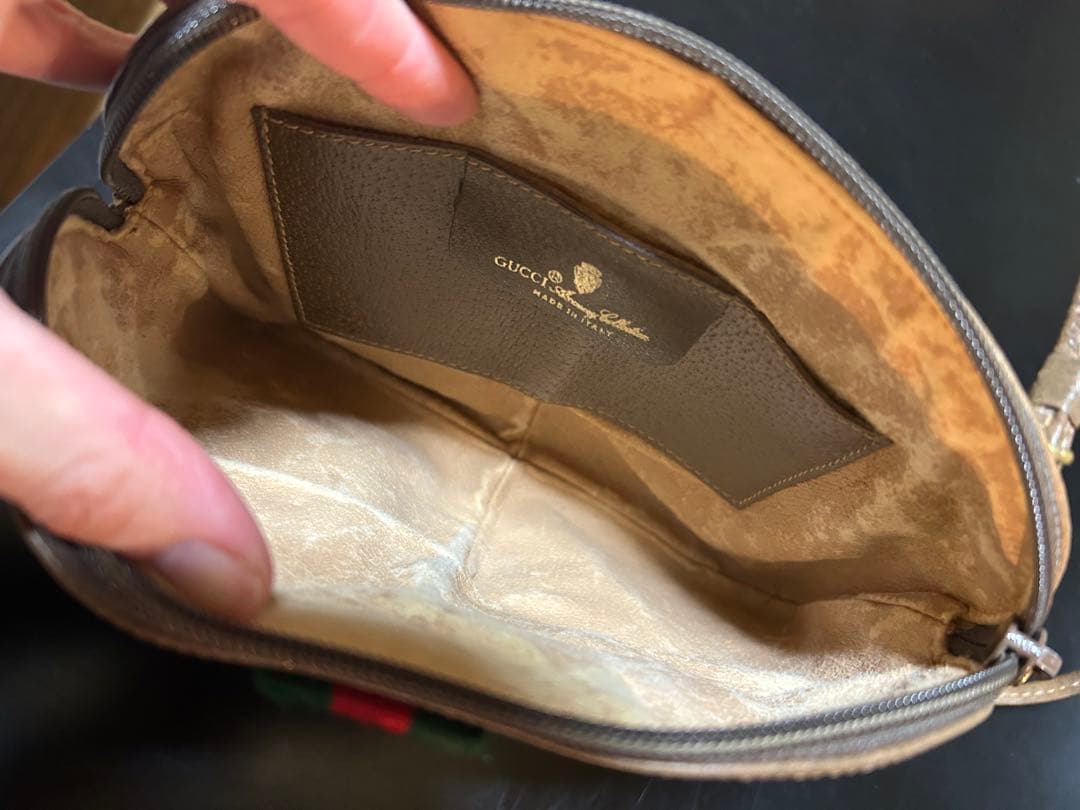 m*a様 オールドグッチ G Gパターン　シェリーライン　ミニショルダーバッグ