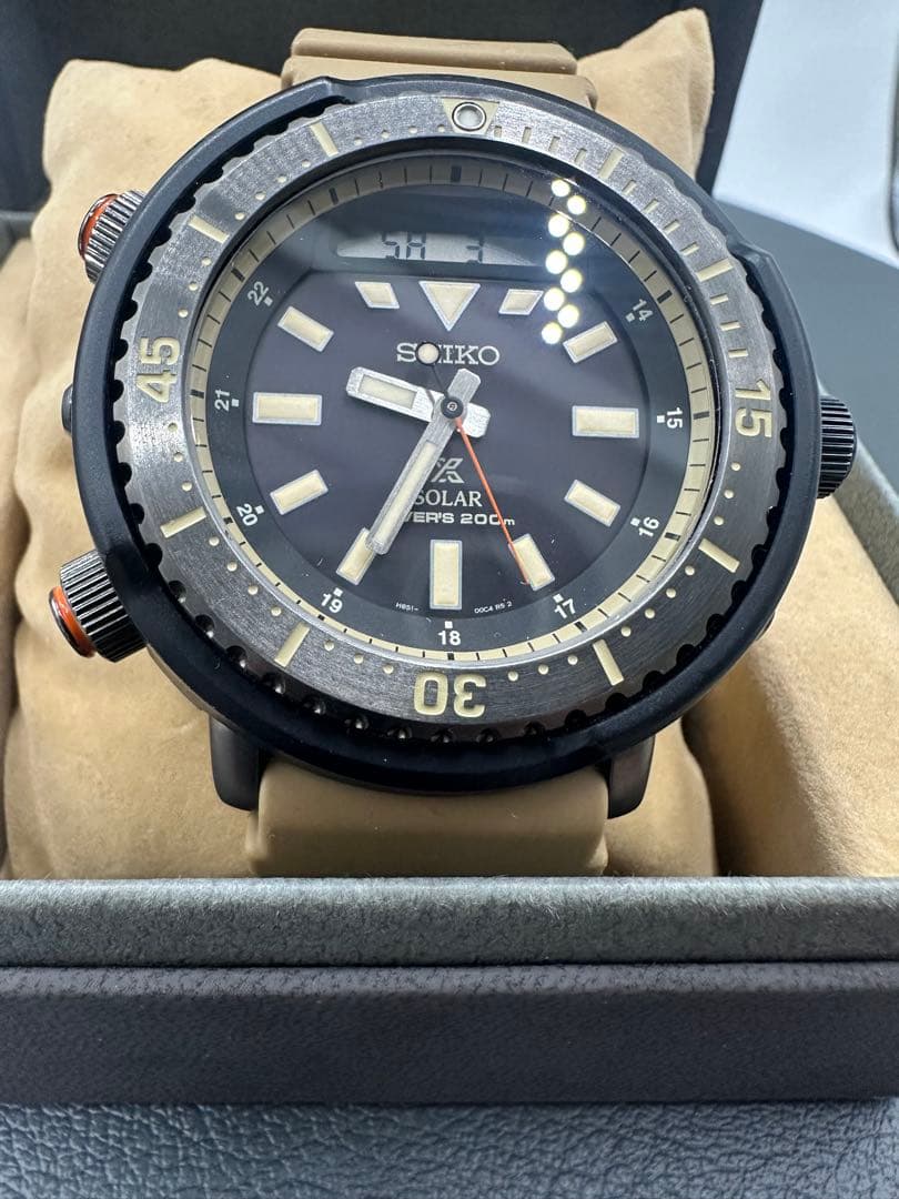 c*n様 セイコー SBEQ007 H851-00B0 ツナ缶　ベージュ　プロス