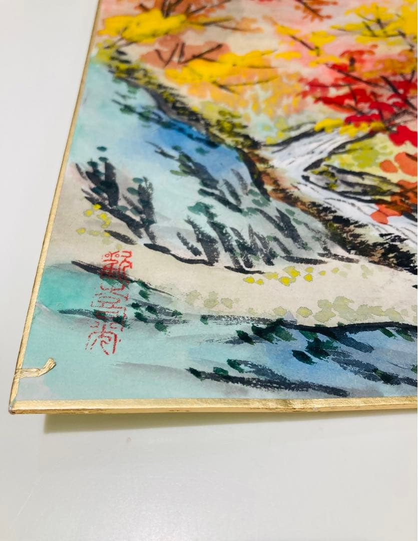 田能村直外 通天橋錦秋 - メルカリ 田能村直外 通天橋錦秋