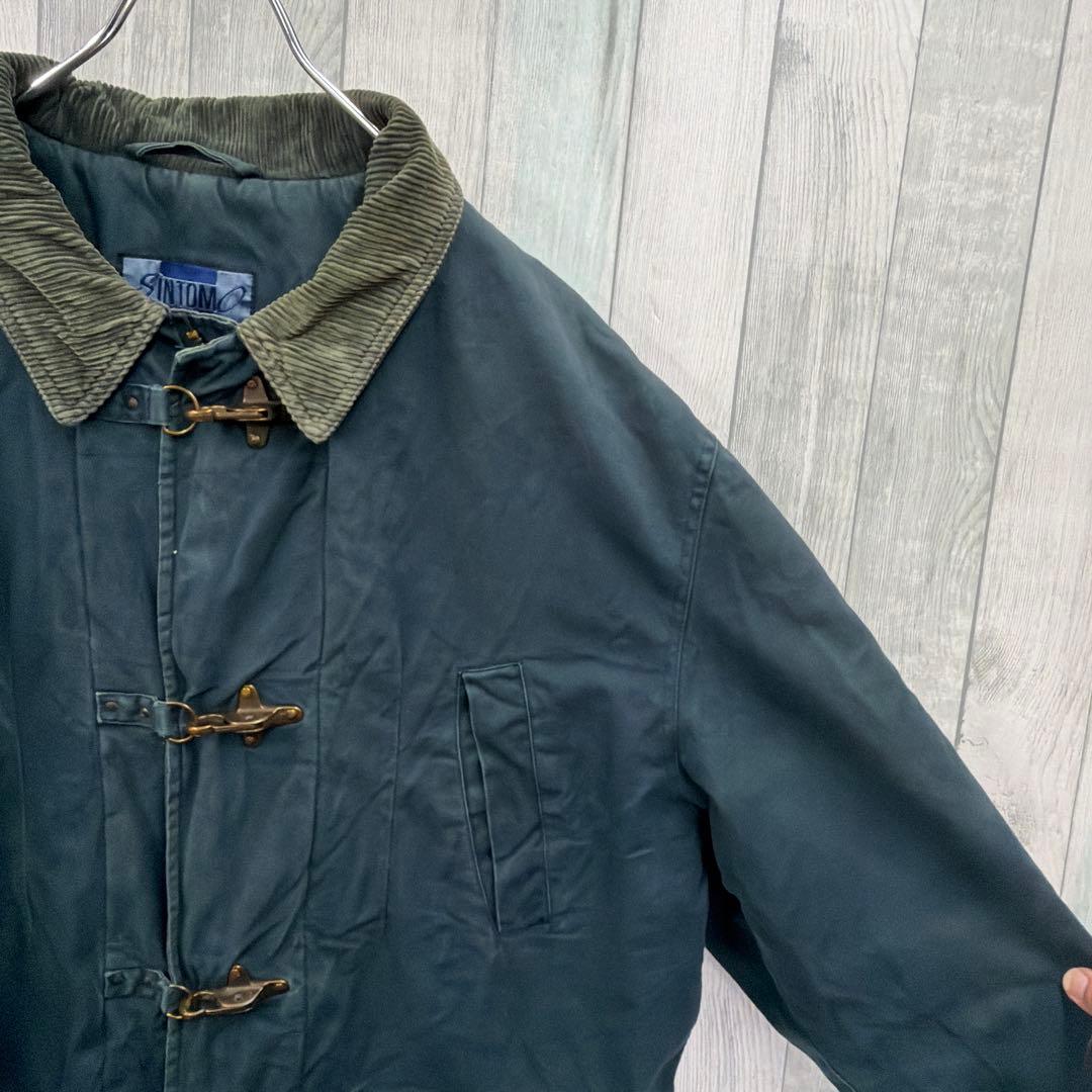 シントム コート ファイヤーマンジャケット フェード コーデュロイ襟