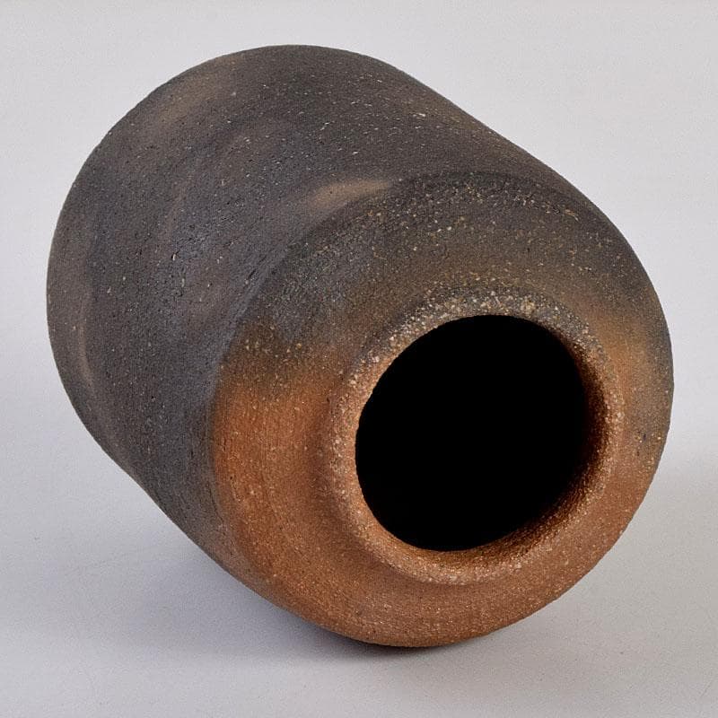 茶道具 唐津焼 四代 中野陶痴造 焼締茶入 仕覆付 共箱 V 8892 - メルカリ