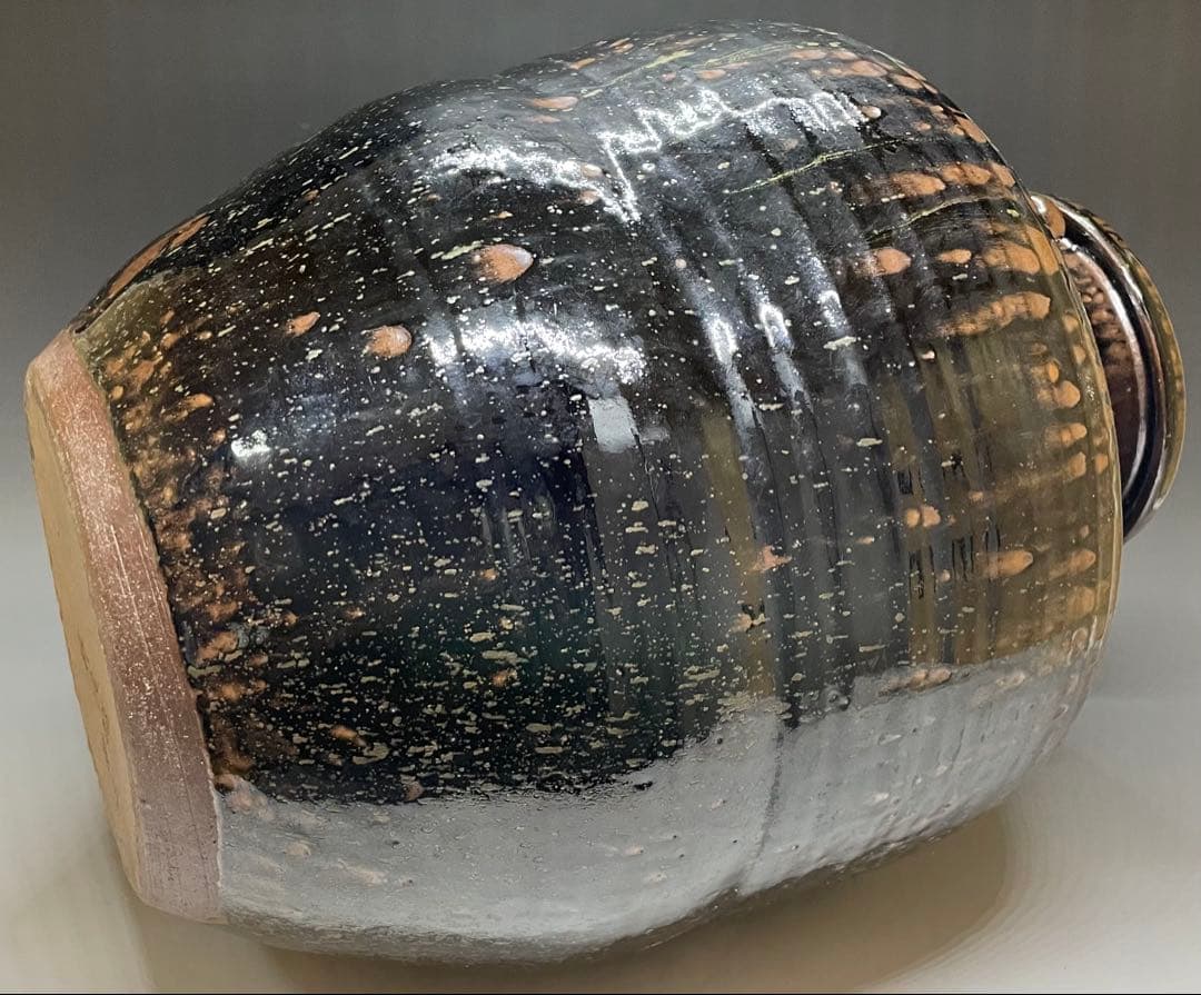 丹波焼 丹泉窯 四耳壺 葉茶壺 特大40cm e9033 - メルカリ