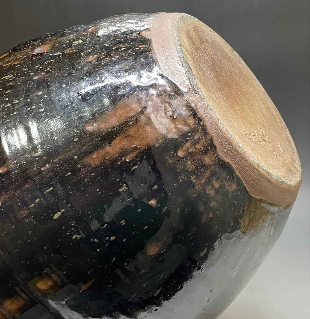 丹波焼 丹泉窯 四耳壺 葉茶壺 特大40cm e9033 - メルカリ