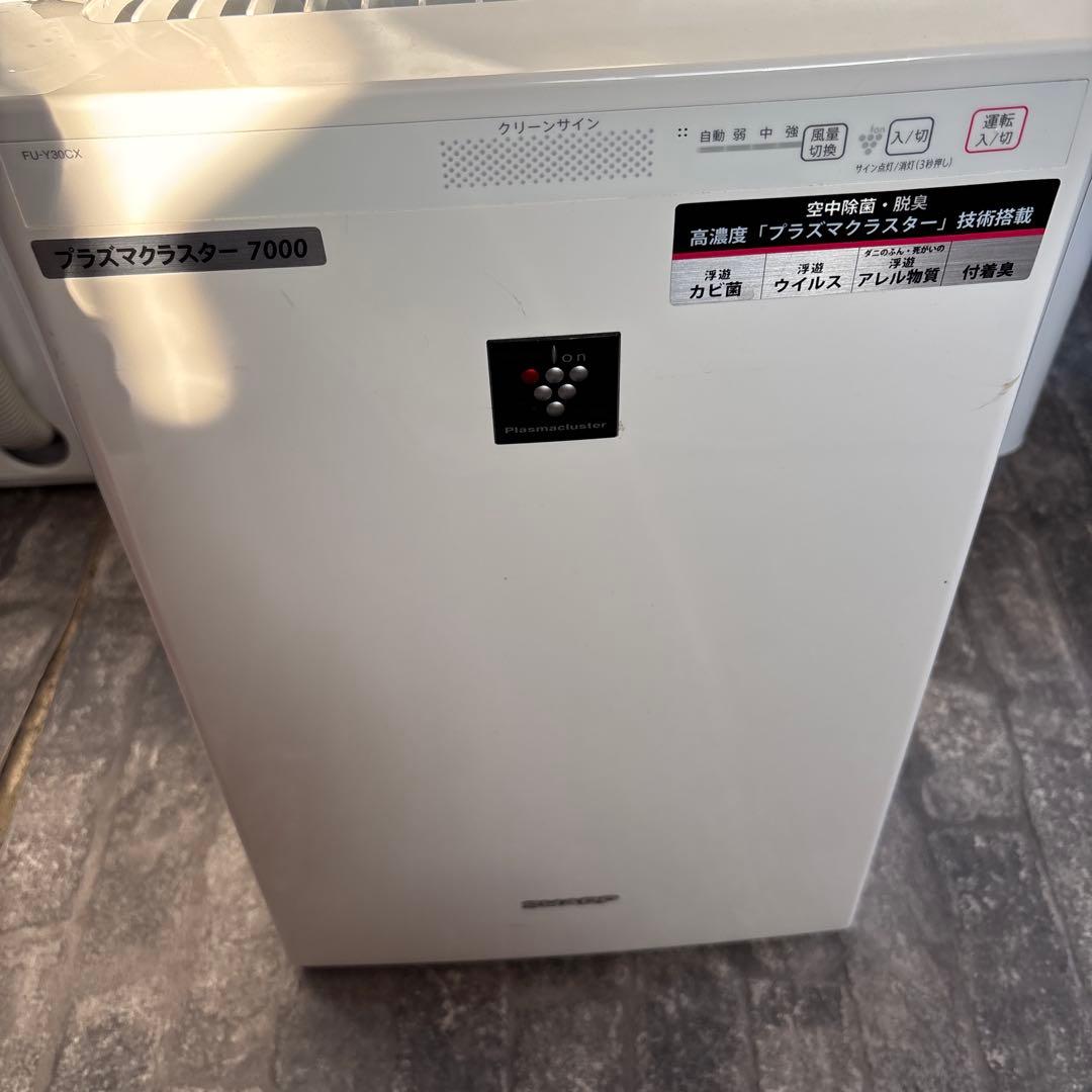 SHARP プラズマクラスター 7000 FU-Y30CX-W - メルカリ