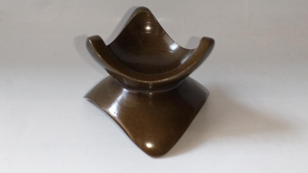 唐銅 七種蓋置 金谷浄雲 造 茶道具 茶器 蓋置 共箱 共布 美品 です。