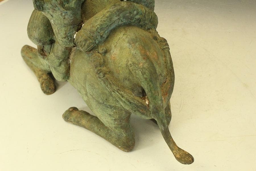 中国美術 青銅 駱駝 置物(LC746) - メルカリ