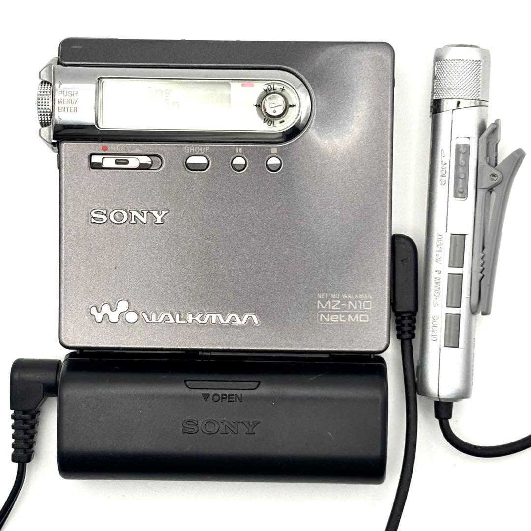 SONY MZ-N10 NetMD MDウォークマン MDプレーヤー ソニー 2台 中古 SONY