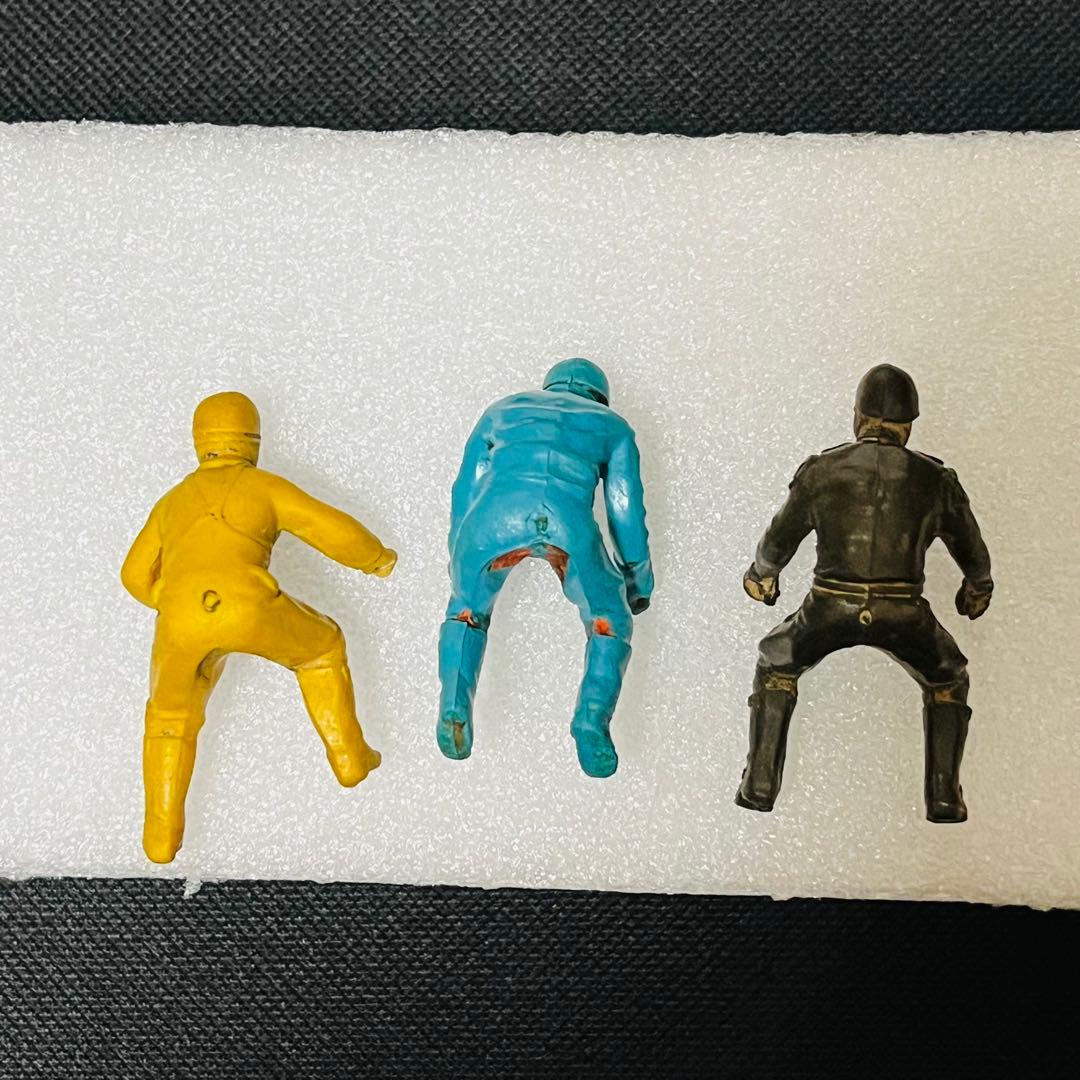 ビンテージ バイク人形 合金バイク ブリキ オキュパイドジャパン系