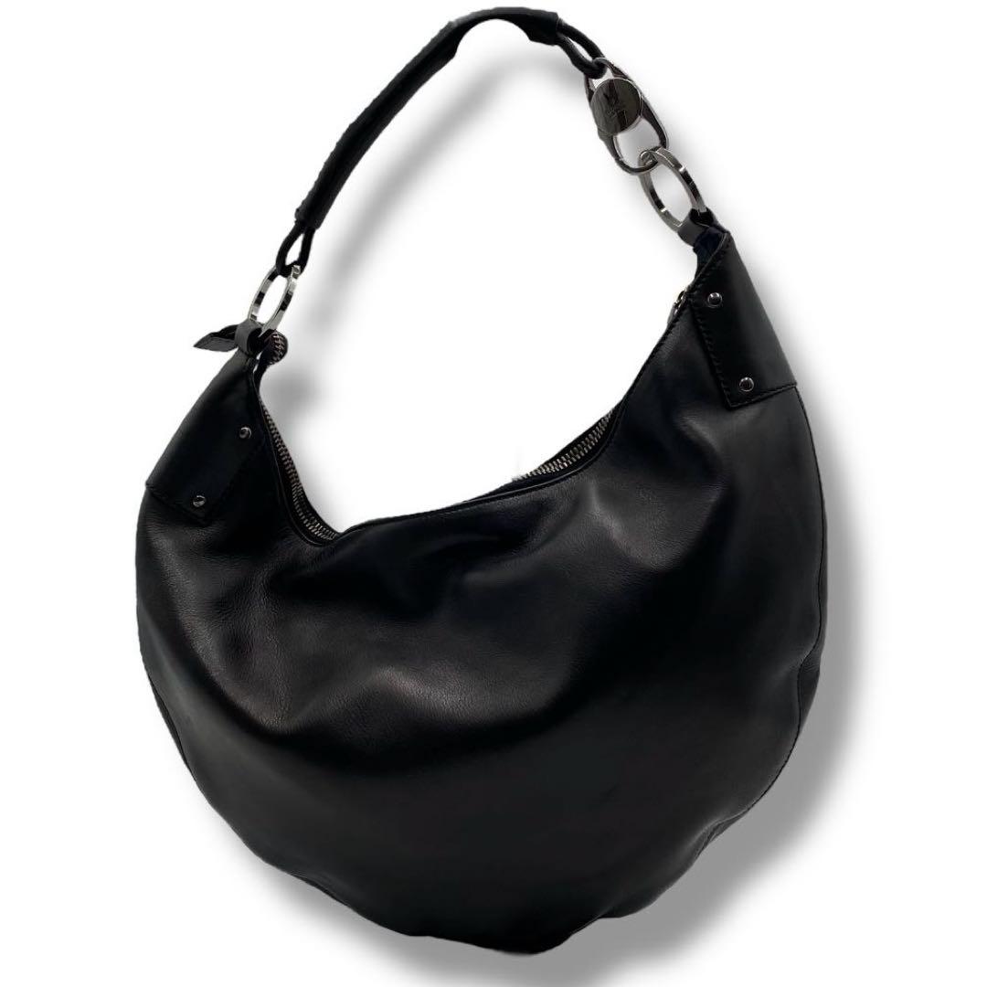 美品 GUCCI レザー archive Y2K GG バッグ ショルダー 希少