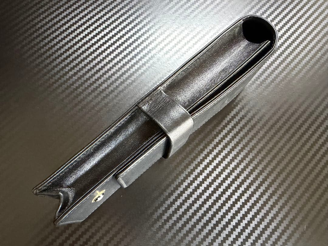 モンブラン シエナ ブラック 2本差し ペンケース 極美品 極美品レア物