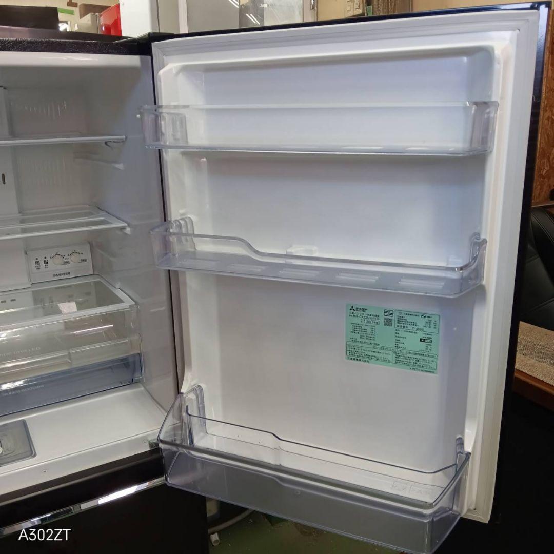 449 送料設置無料 三菱　自動製氷機能付き大型冷蔵庫　330L