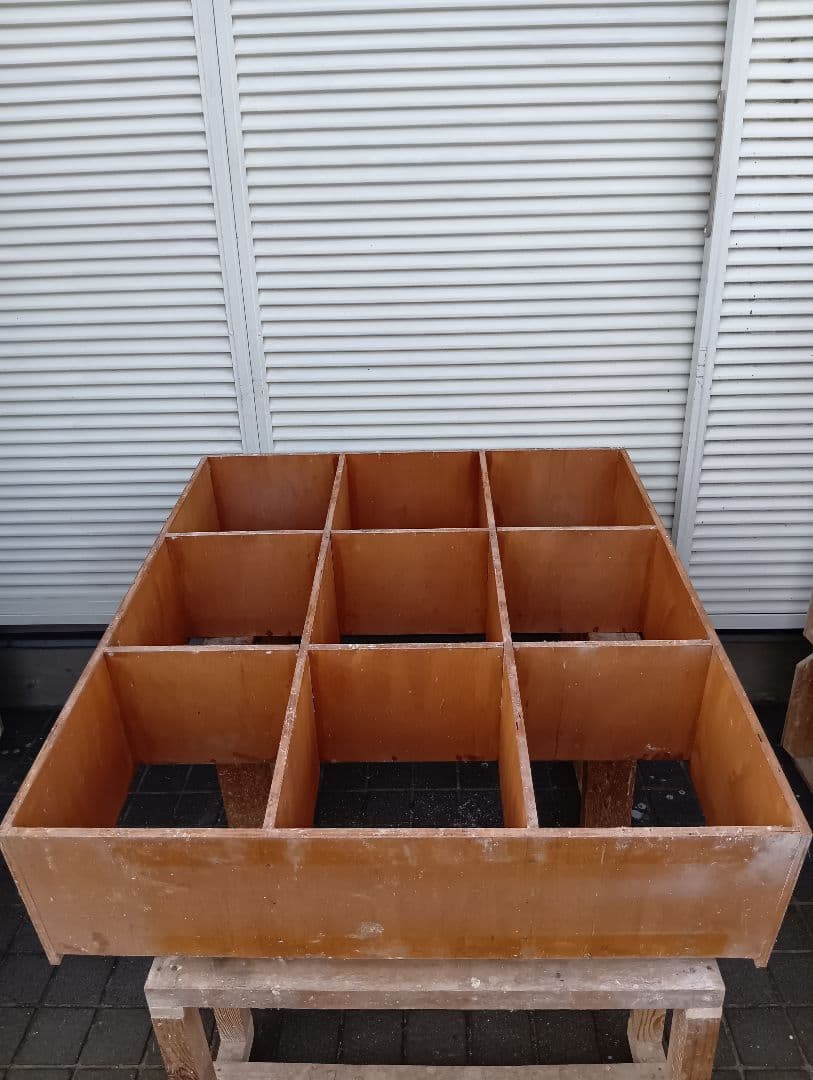 とまり木 レース鳩 マス目棚 鳩小屋 盆栽 苗木育成棚 工具棚 鳩道具