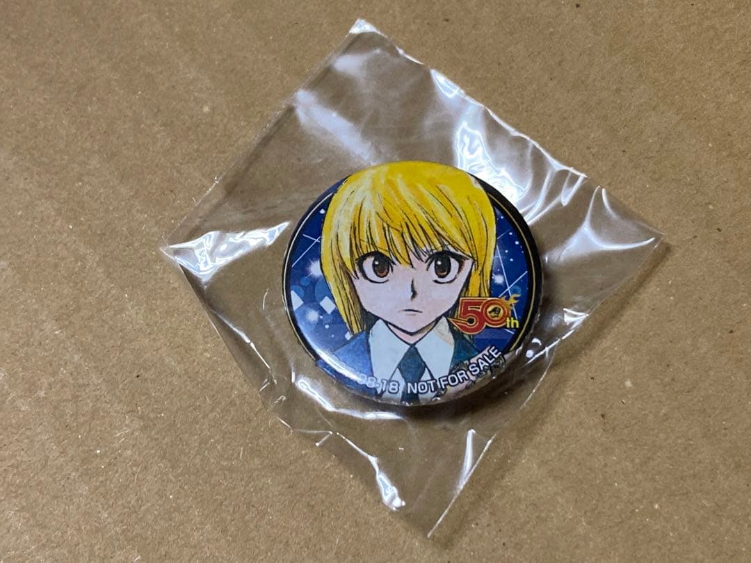 HUNTER×HUNTER 夏祭り Jヒーロー 缶バッジ クラピカ HUNTER×HUNTER