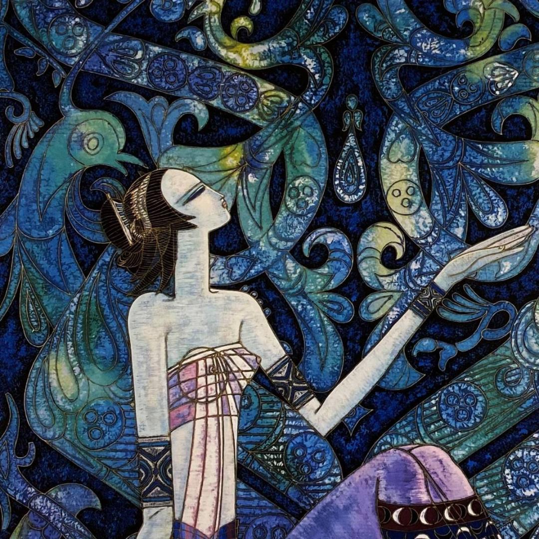 作者名：角浩・画題：ドンキホーテ・技法：リトグラフ限定（125／300）