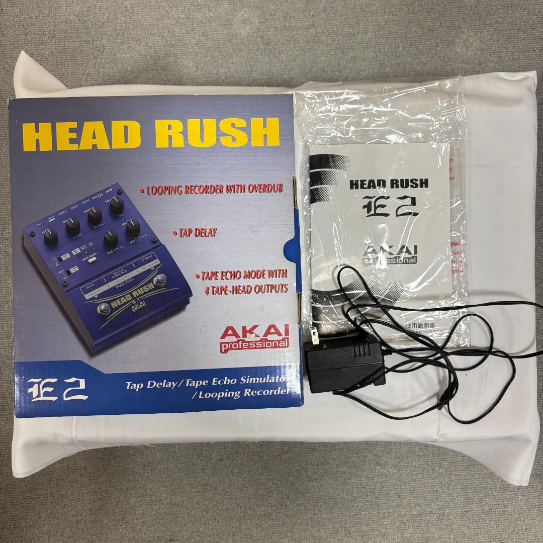 動作確認済】AKAI E2 Head Rush 純正アダプター・箱・説明書付 - メルカリ