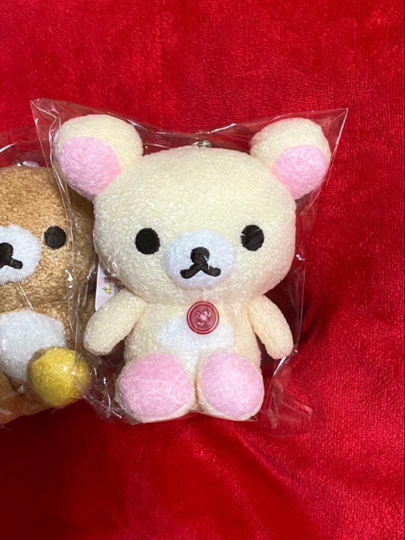 リラックマ　おでかけ ぬいぐるみ　キーホルダー　いつでもいっしょ　モコモコ
