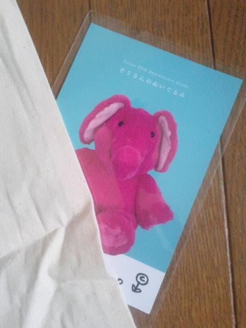 Cocco 25周年記念 第一弾グッズ ＜其の1＞ ぞうさんのぬいぐるみ