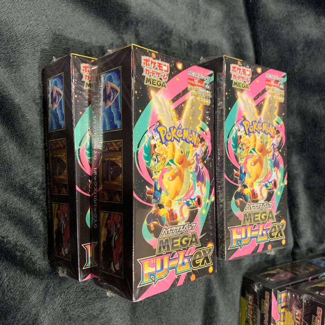 ポケモンカード MEGAドリームex シュリンク付き 4box②