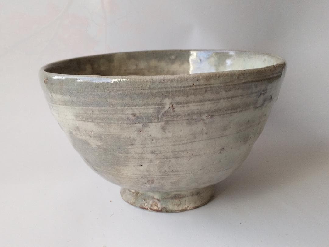 延寿窯 佐藤友宣 作 古萩 茶碗 坂部萬古 茶道具 茶器 抹茶碗