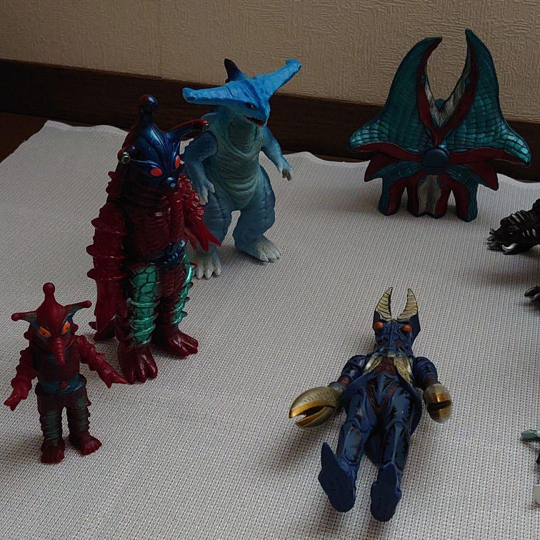 ウルトラマン(隊員、怪獣含)&仮面ライダー他戦隊ものソフビ フィギュア