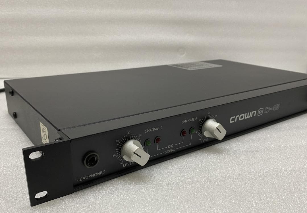 クラウン CROWN D-45 ステレオパワーアンプ 動作OK・美品