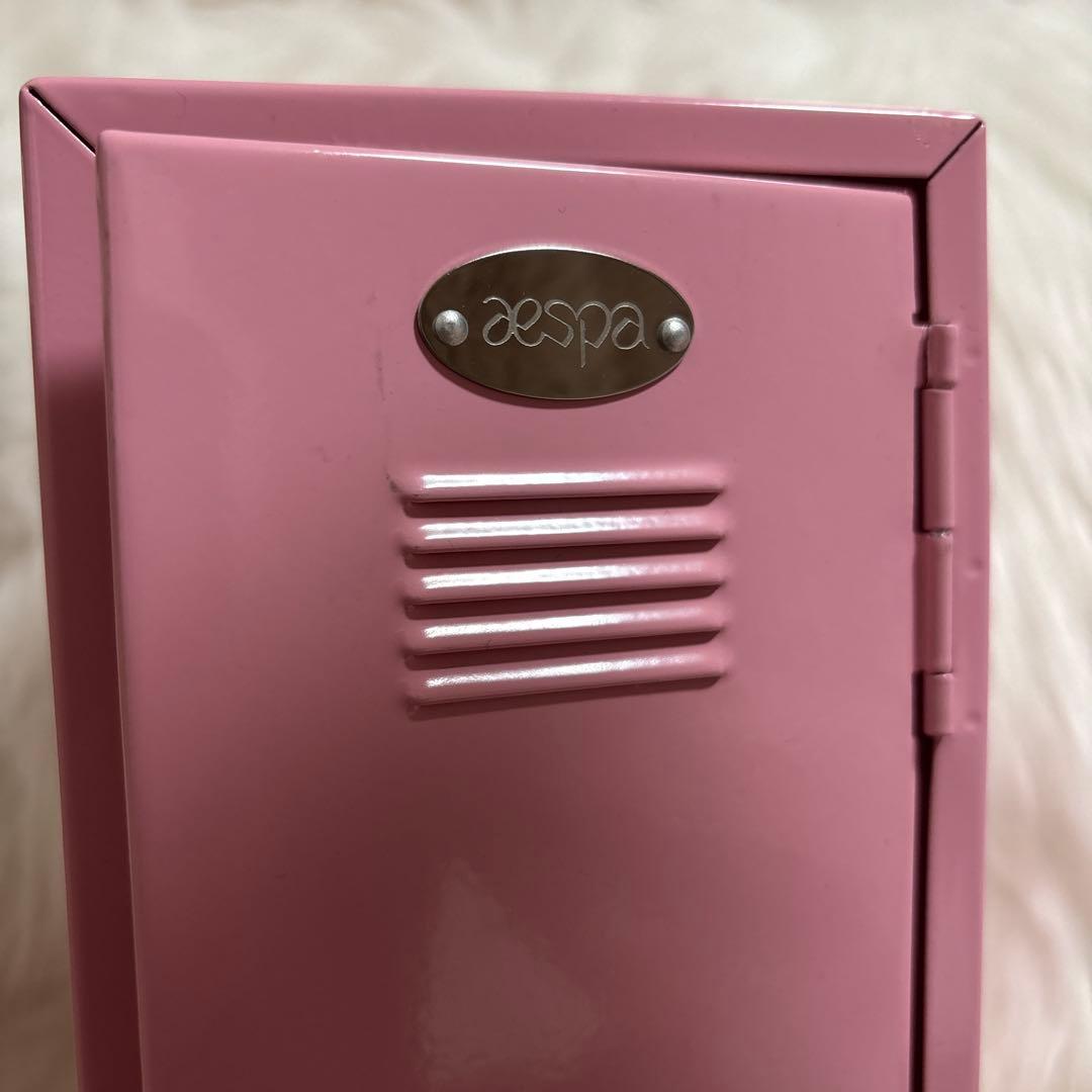 aespa MY WORLD ピンクロッカー ミニキャビネット - メルカリ