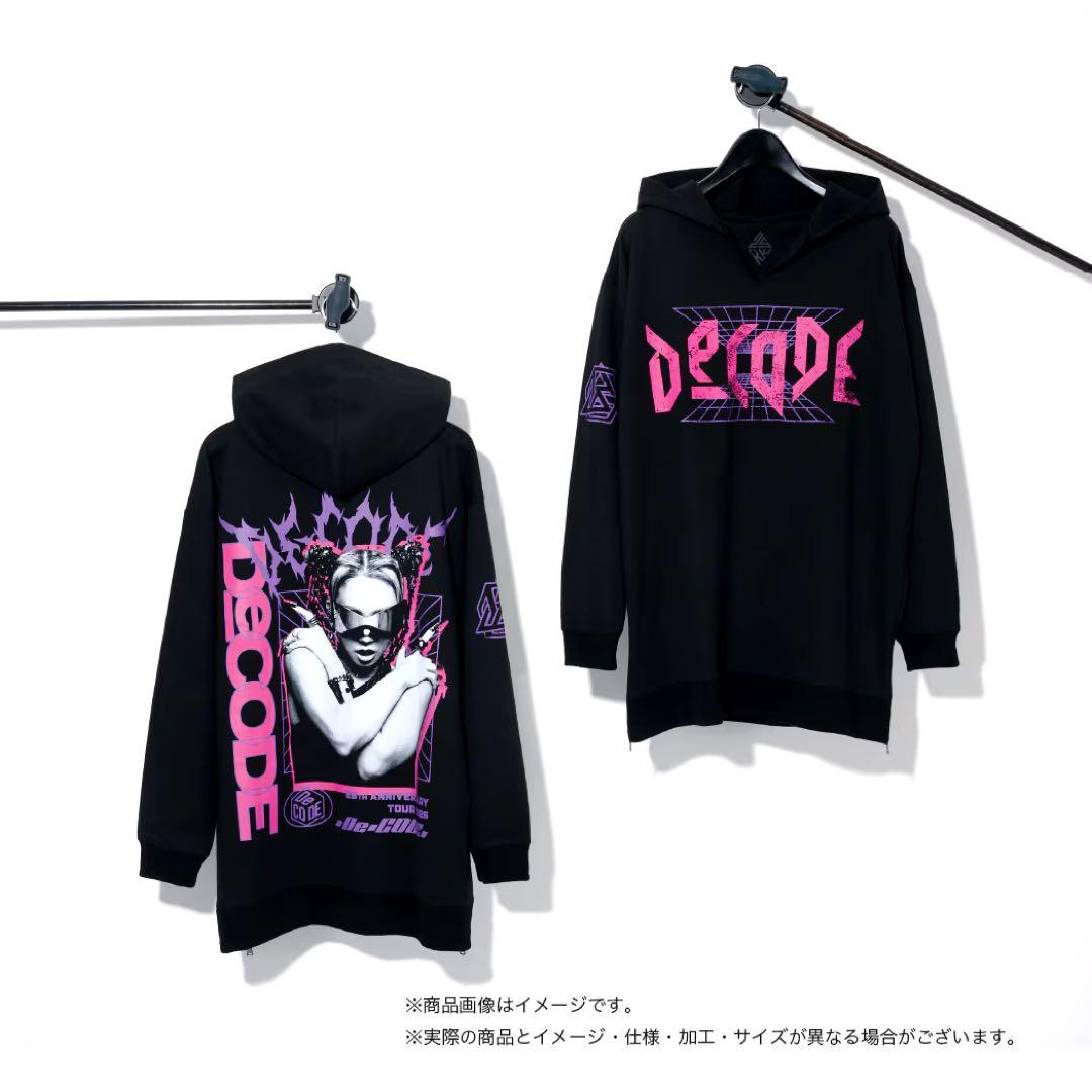 倖田來未 De-CODE 2025 ツアーグッズ フーディー パーカー Lサイズ