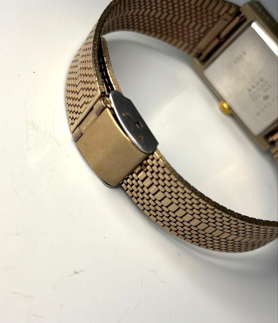 【新品電池】RADO ラドー ダイヤスター スクエア ユニセックス 腕時計