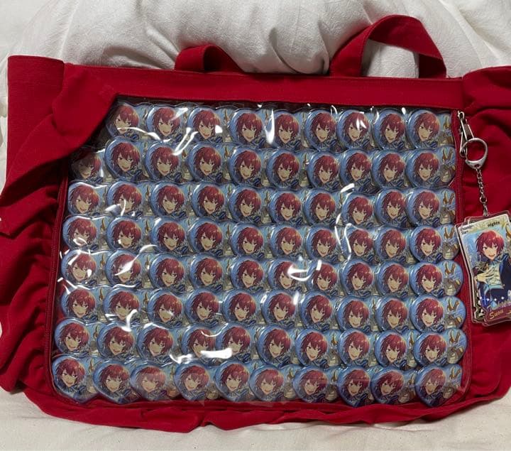 朱桜司 缶バッジ ハート缶 購入 痛バ 朱桜司 ハート缶バッジ