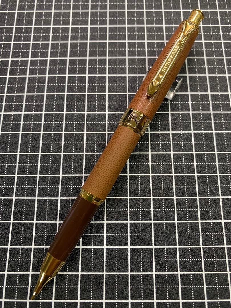 BURBERRY Libera 革張シャープペンシル芯径0.5mm