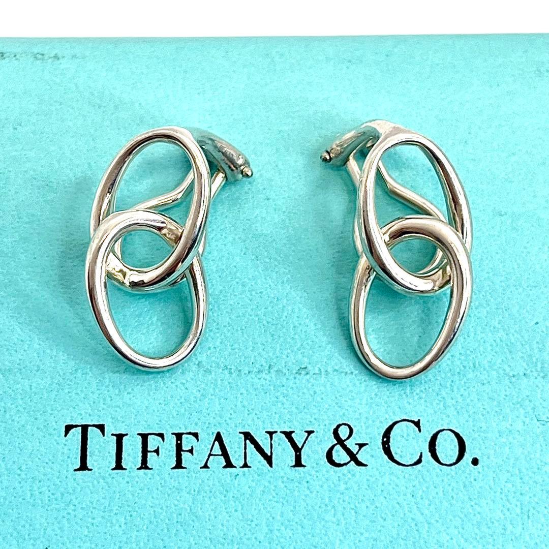 ティファニー オールドティファニー ダブルループ イヤリング シルバー925