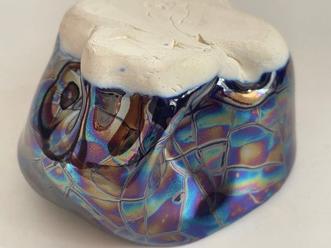 陶芸家　美術家　伊藤公象　酒器　酒杯　器　pearl blue 箱なし