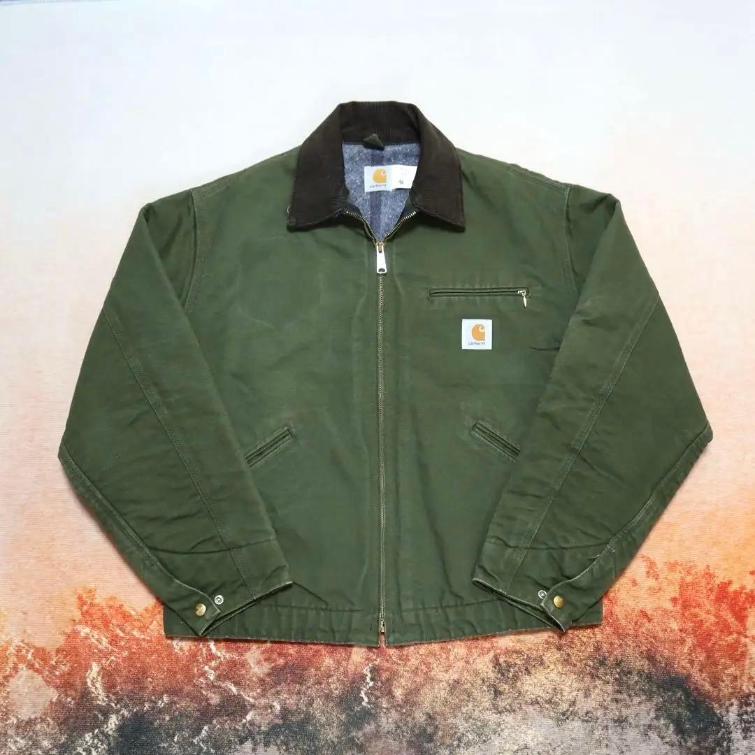90s Carhartt デトロイトジャケット JB104 オリーブグリーン - メルカリ