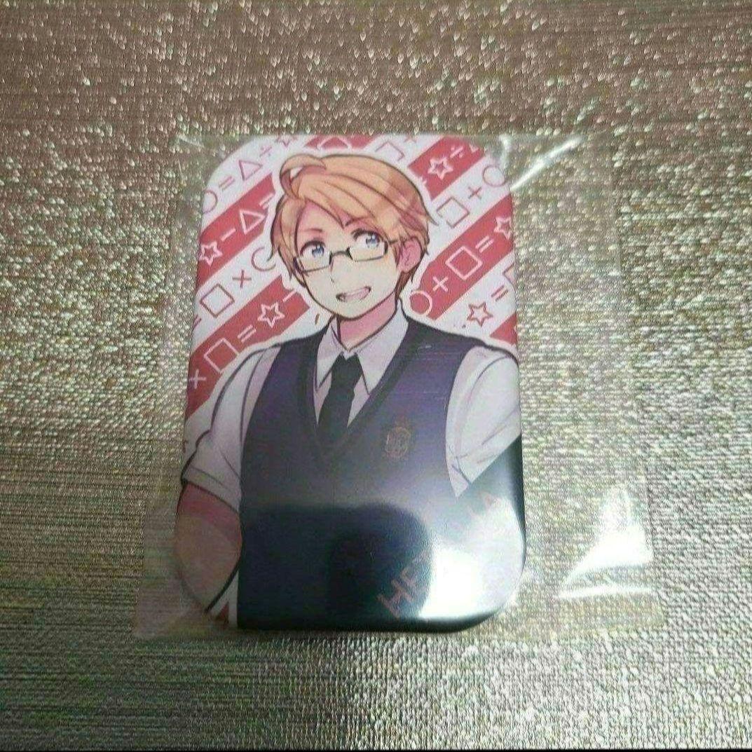 アメリカ 米 学園ヘタリア 缶バッジ ヘタリア ヒサゴ - メルカリ