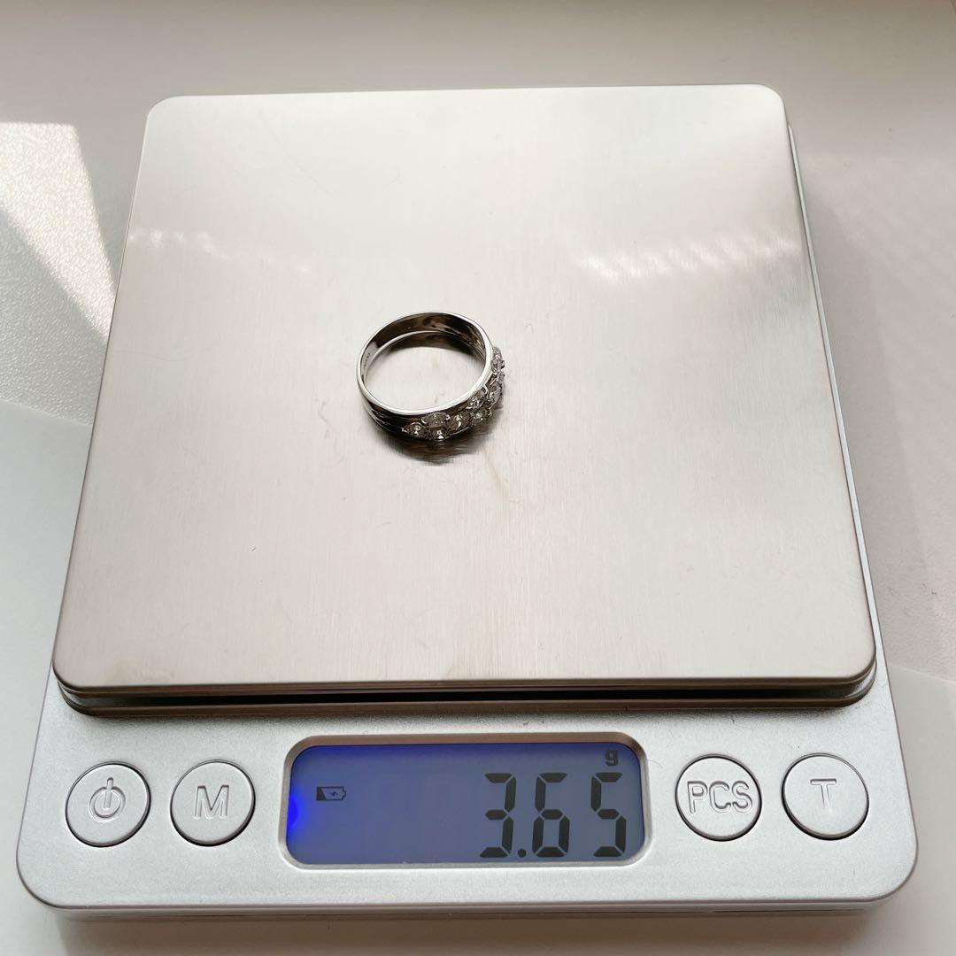 pt900 1.02ct 天然ダイヤモンドデザインリング