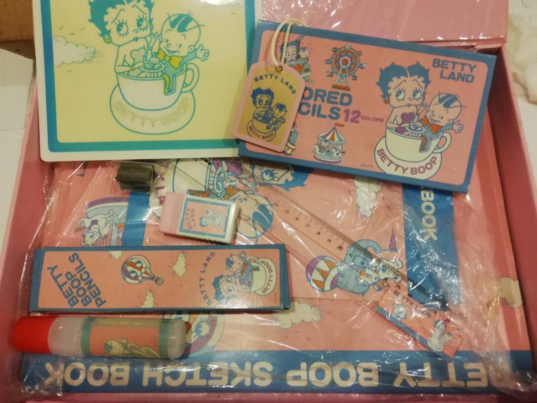 【昭和　激レア】　非売品　味の素KK　ベティちゃん文具セット