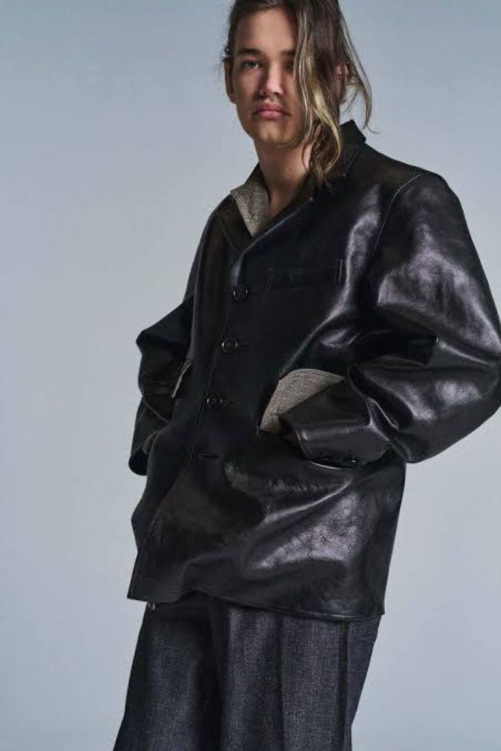 Taiga Takahashi T.T SACK LEATHER JACKET