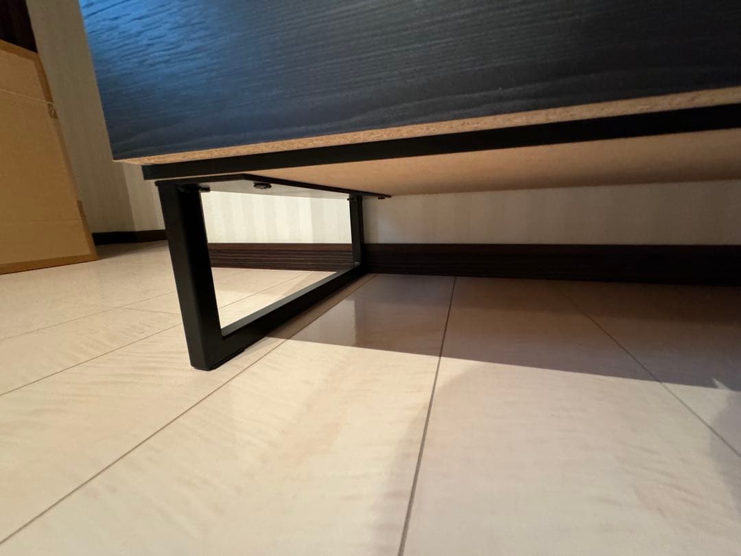 まめちゃん様専用】リビングキャビネット 日本製 木製 スチール脚付