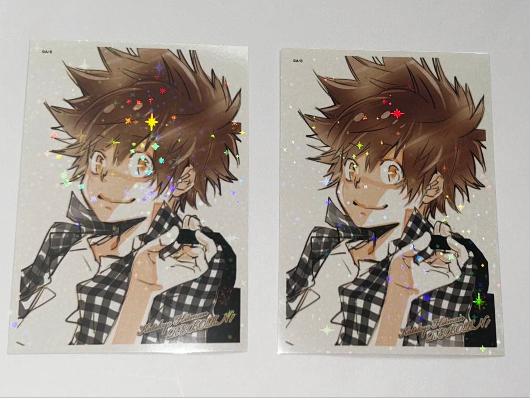 家庭教師ヒットマンREBORN! 沢田綱吉 ブロマイド風カードくじ - メルカリ