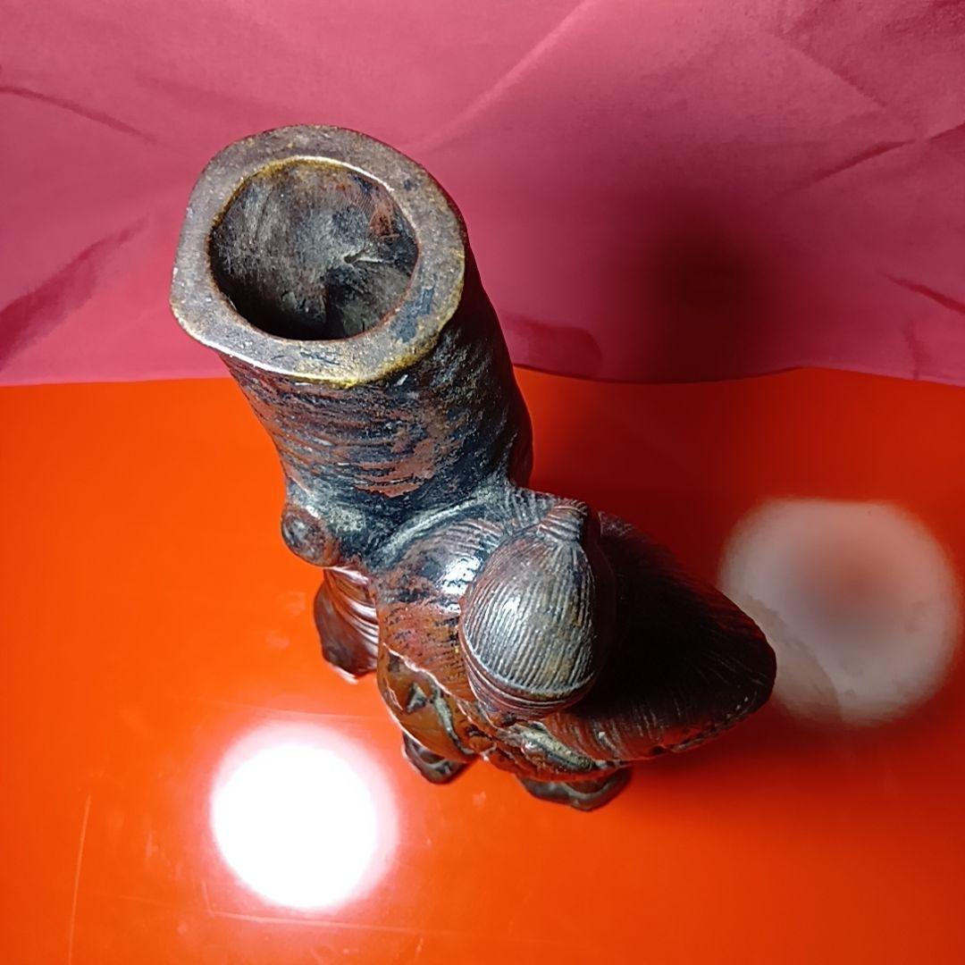 備前焼 骨董 珍品 児島高徳 小島高徳 花入 筆筒 人形 美術品