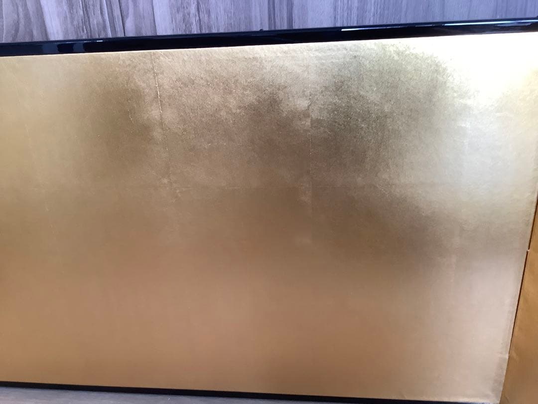 美品 屏風 三曲本仕立 金沢箔 16号 鎧兜 五月人形 雛人形 節句 茶室 伝統