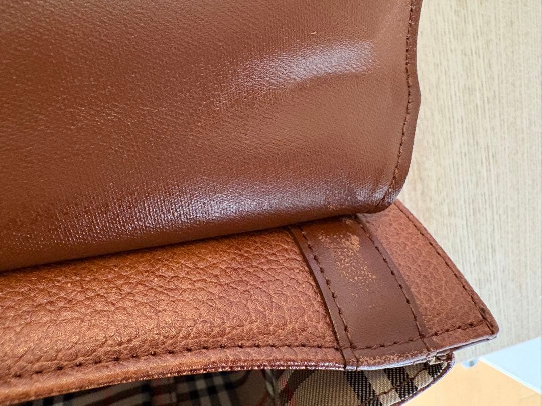 BURBERRY バーバリー ハンドバッグ ミニボストン ノバチェック レザー